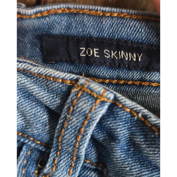 Lucky Jeans Girls Size 8 Zoe Skinny Denim Straight Leg Stretch Adjustable Waist - Picture 4 of 8